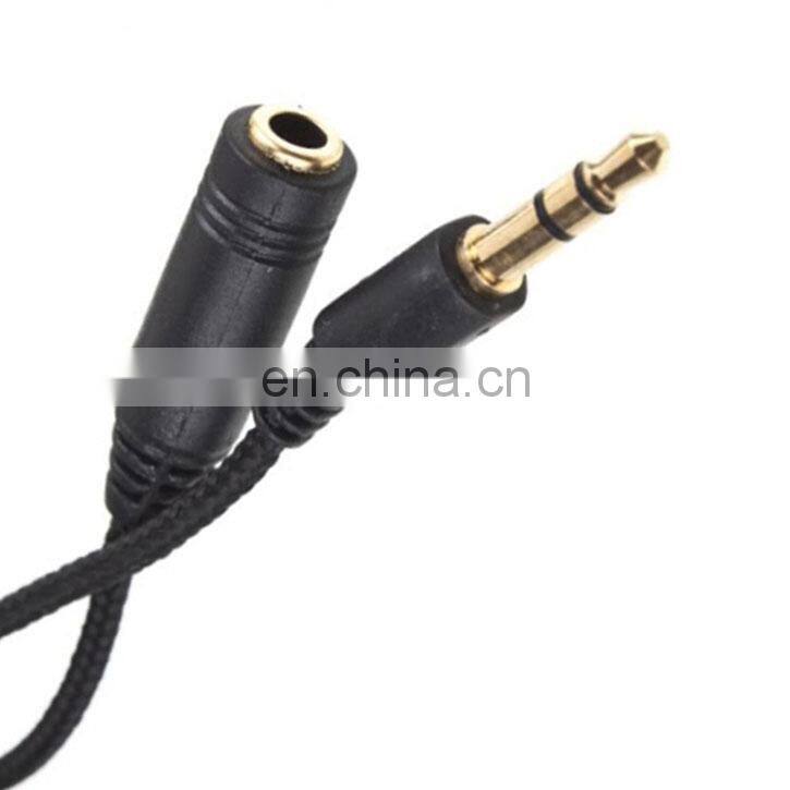 3.5mm Cloth Lanyards Headphone Cable Audio Cable Extension
