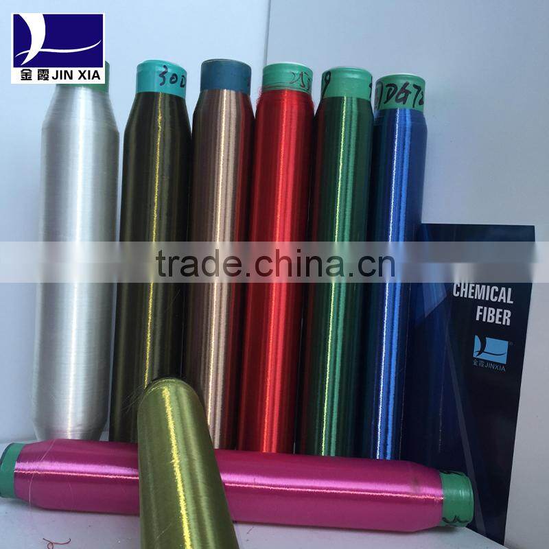 mono filament 60D/4F dope dyed 100% polyester yarn colored