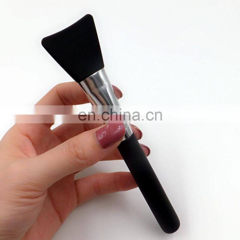 High grade Factory wholesale Low Price Wood Handle Silicone Mask Application Makeup Brush accept customized