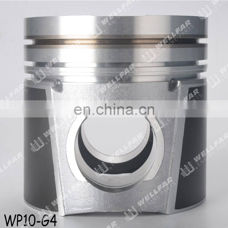 Heavy duty engine piston 612600030034/612600030068 for WP10-G4