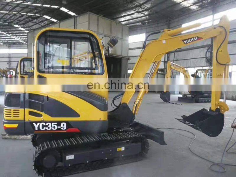 Yuchai YC35-8 mini crawler excavator YC13-8 YC50-8 micro digger popular in Africa and Europe