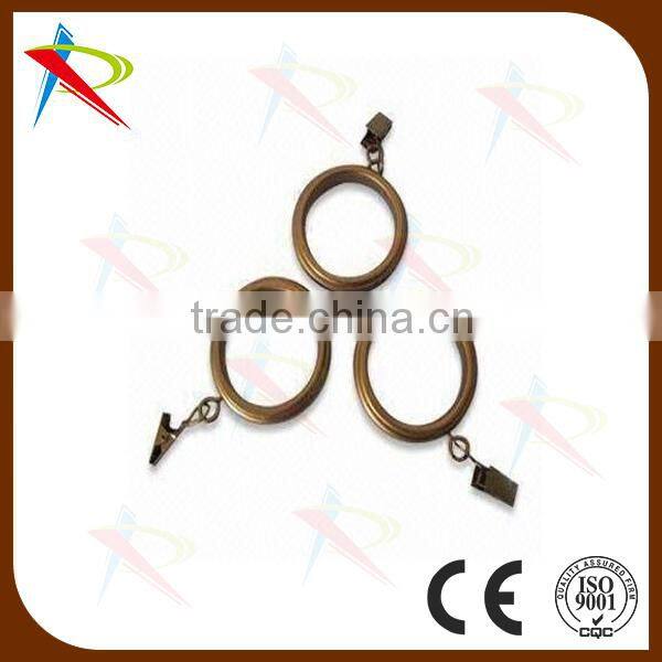 plated &high polishing curtain ring black clip