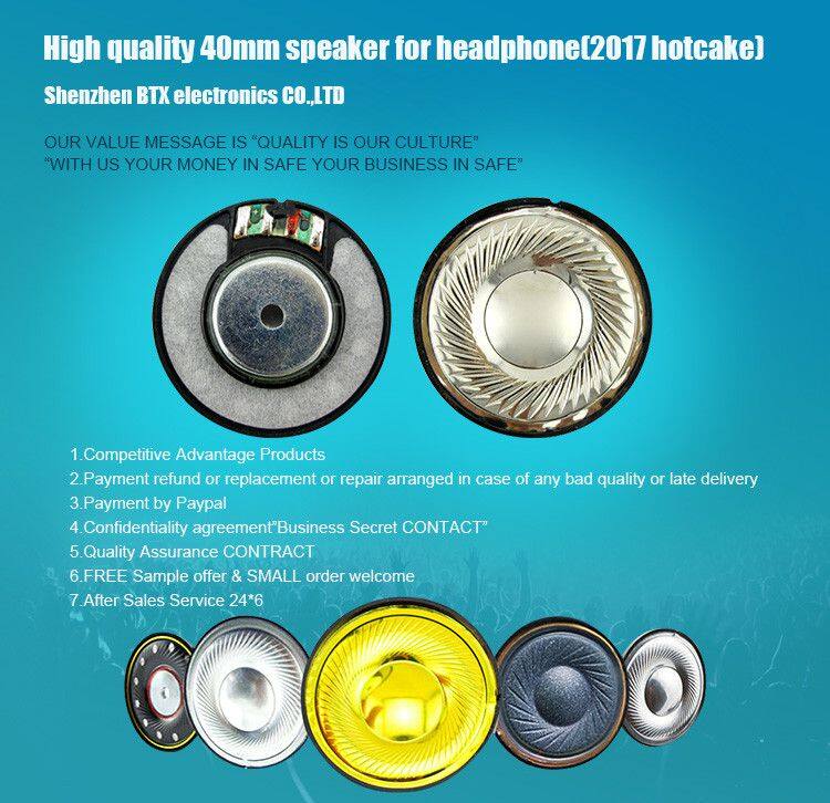 Custom earphone speaker drivers 8mm headphone speaker