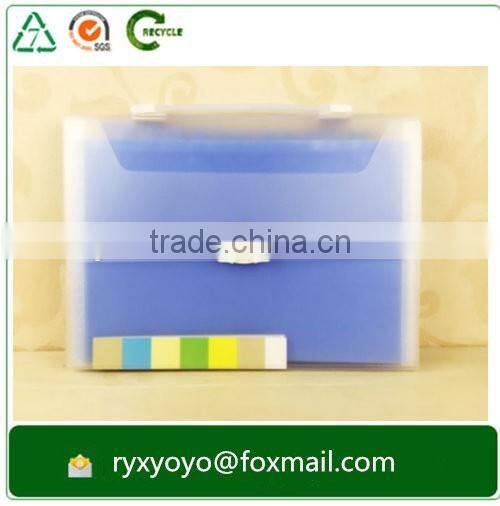 hard cover pp custom printed pockets expandable file folder with fastener