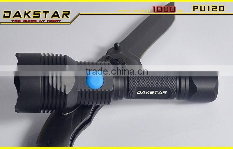 DAKSTAR PU12D 18650 battery Micro USB Car Rechargeable Torch power bank with flashlight