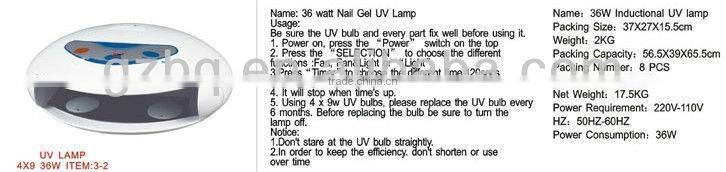 Beiqi beauty used for nail UV lamp