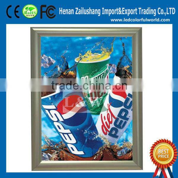 Aluminum LED backlit poster Frame