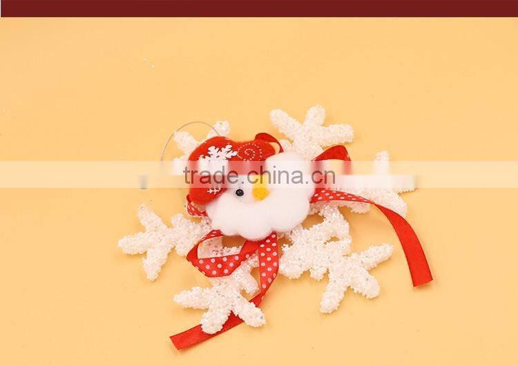 Wholesale 15 cm Christmas Tree Ornaments White Snowflake New Year Decoration Winter Wedding Decoration