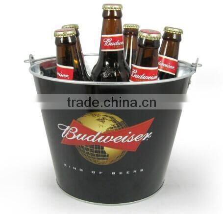 2015 New available 5L galvanized iron custom ice bucket ice cooler ice pail
