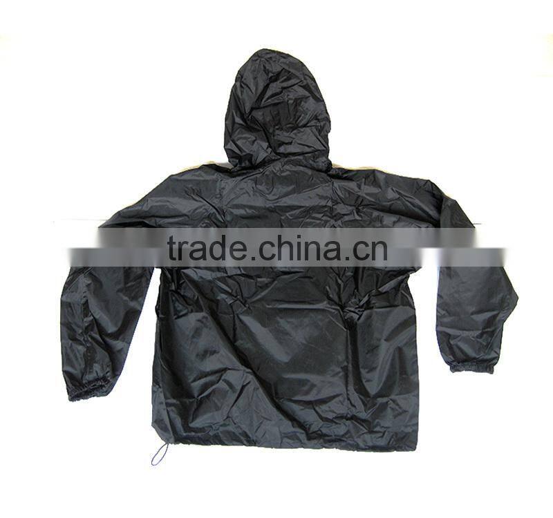 PU coating adult foldable rainwear wholesale raincoat