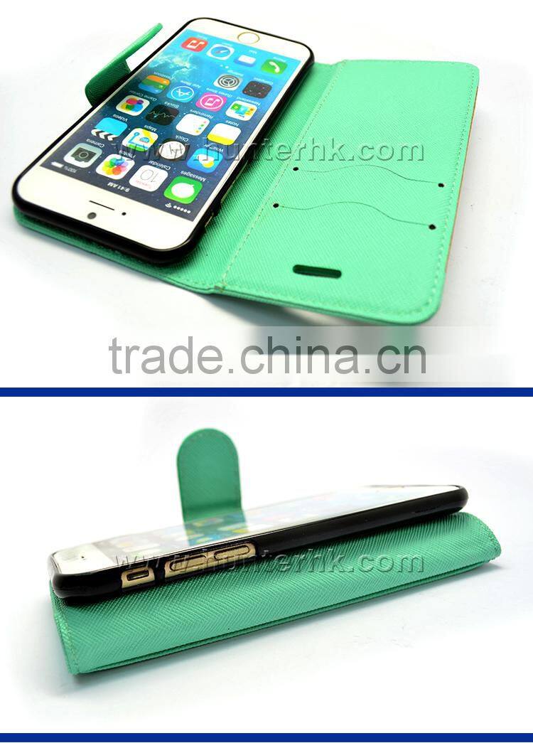 Cheapest Wooden Design Wallet Case For iphone6G