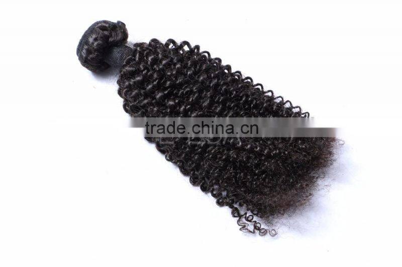 Kinky twists cheaphuman hair weaving Mongolian kinky curly hair weave