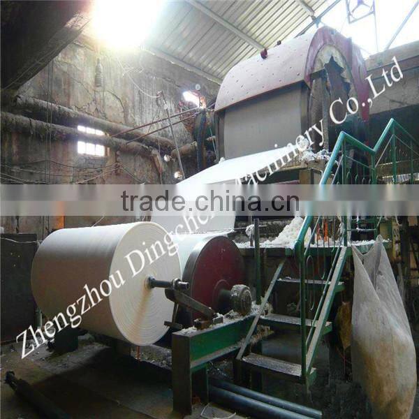 Hot!! 1880 mm 19 t/d newspaper/copy paper making machine of Dingchen