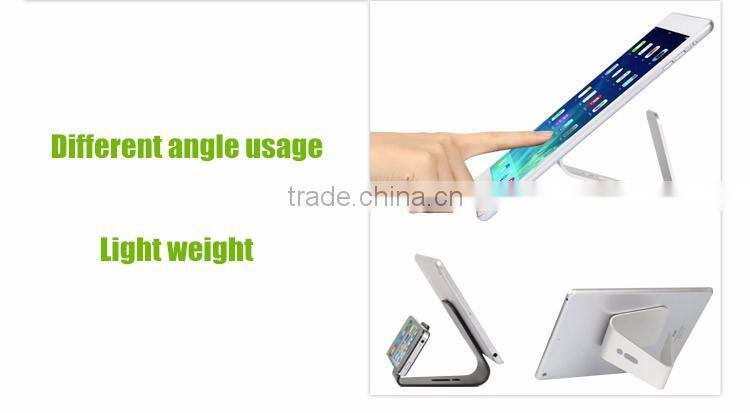 Aluminum desk top micro suction tablet holder stand for iPhone, iPad