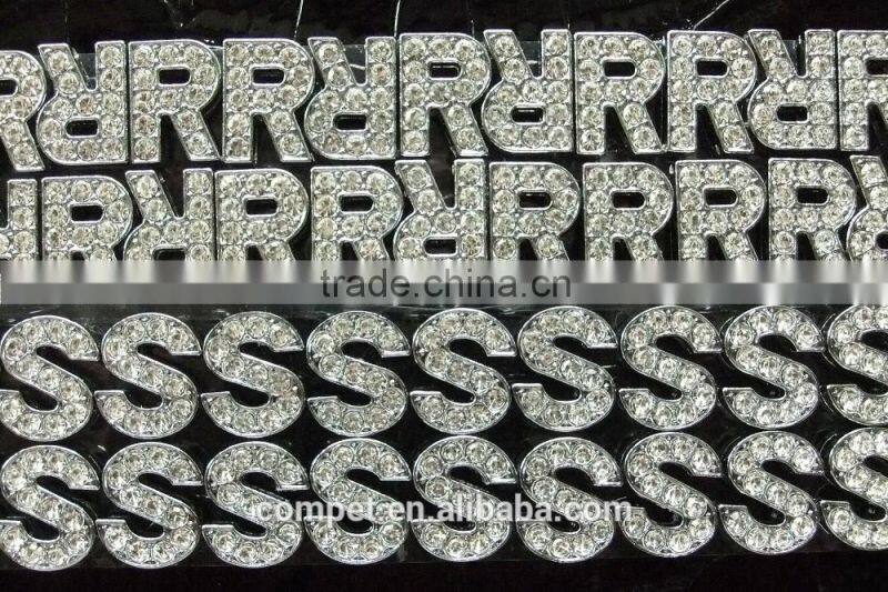DIY 10mm Rhinestone Slide Letters