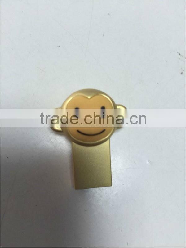 2016 promotion latest special design new aarrivel monkey shape 64gb usb flash drive