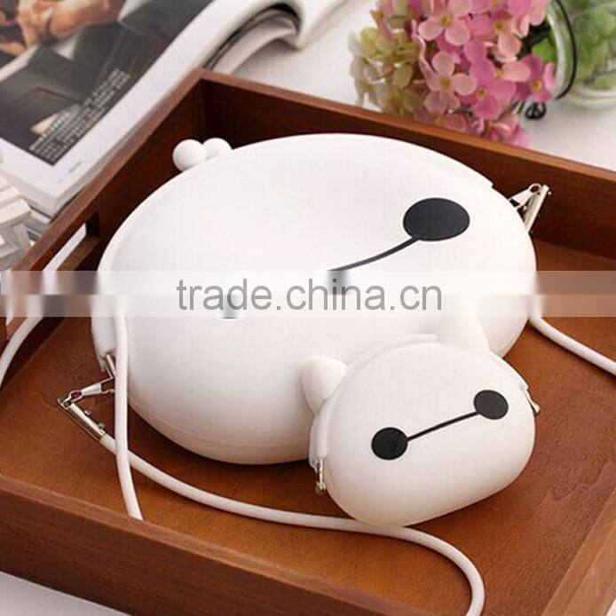 100% Food grade silicone Cartoon character purses