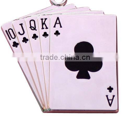 Promotional Poker Key Chain Personalized Poker Chip key chain Custom fashion poker key chain