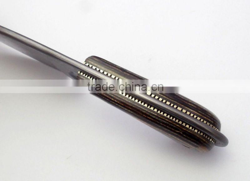 HT CUSTOM HANDMADE DAMASCUS SKINNER KNIFE