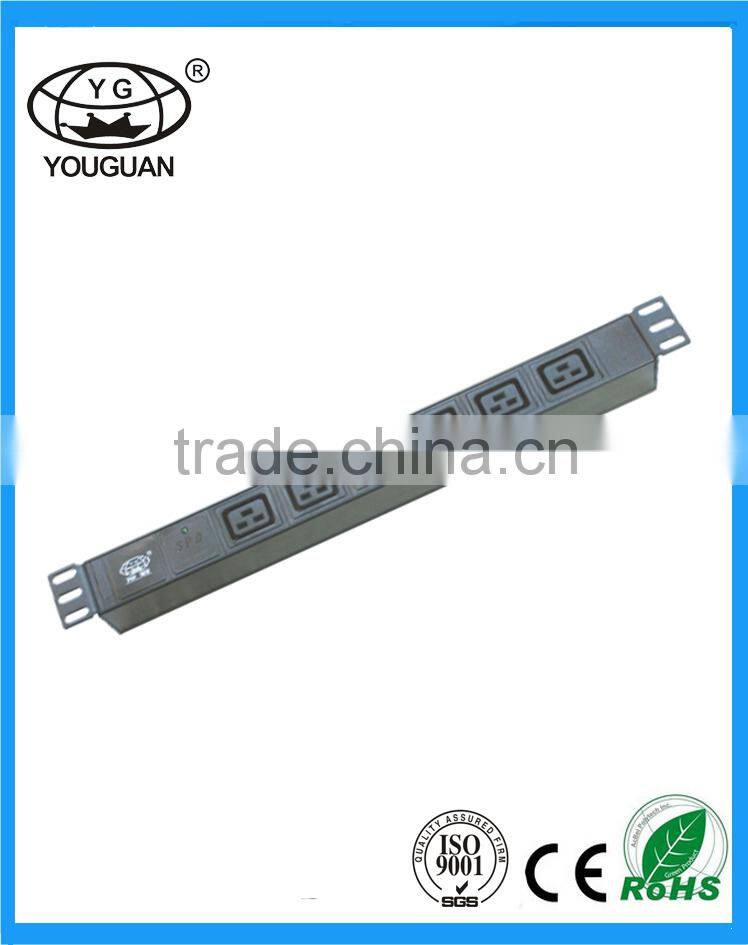 19'' IEC 320 C19 type Electrical PDU for cabinet