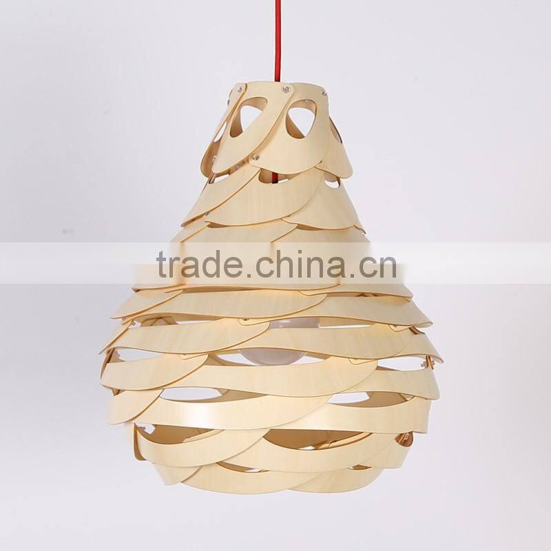 LED pendant light JK-8005B-30 wooden lamp modern pendant light for home sigle pendant