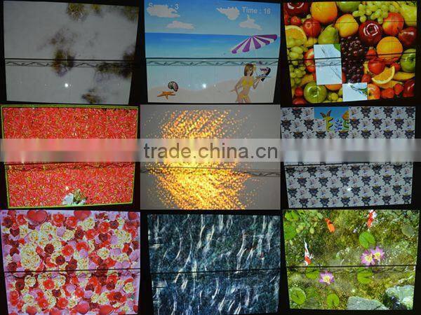 Interactive floor/Wall system, interactive floor projection for advertising, event and wedding decoration