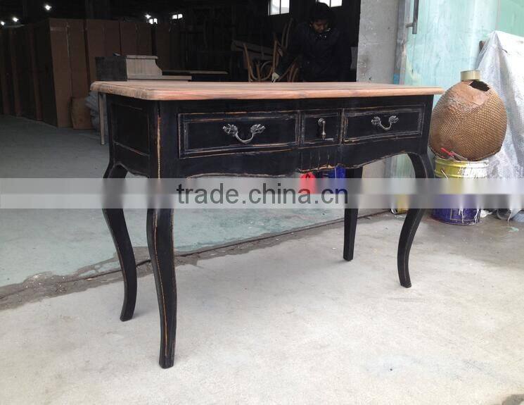 Antique Shabby Chic Furniture Wooden Console Table with drawer