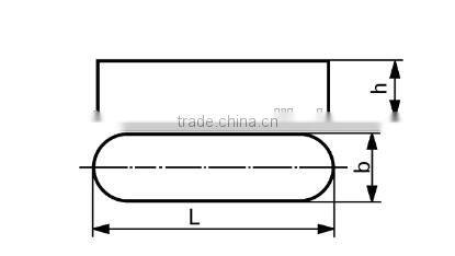 12x88x50 metric shaft keys (DIN6885A)