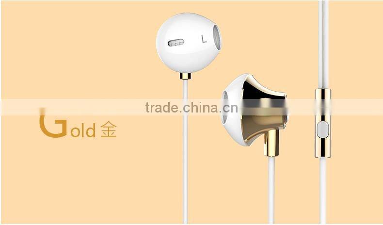 USAMS Enjoy Series 1.2M Fashion Metal Earphone For iPhone/Android 3.5mm Universal Super Bass in Ear Headphone MT-5486