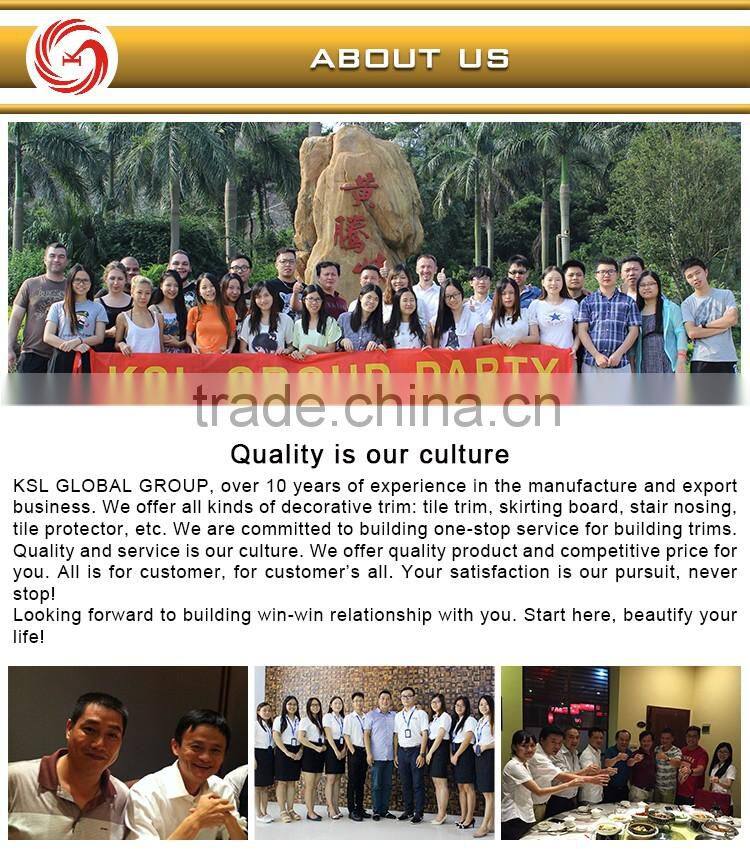 Attractive design aluminum stair edging non slip aluminium stair nosing