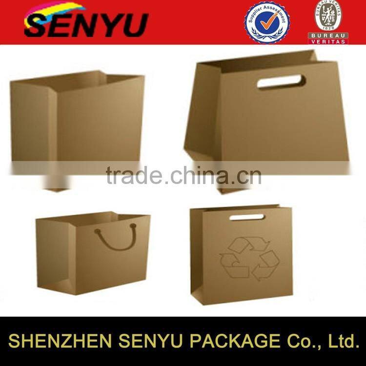 Printing Service Custom Design Natural Kraft Gift Box Foldable Shipping Box