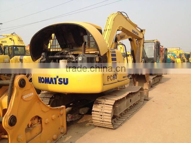 used good condition excavator PC60 in cheap price for sale