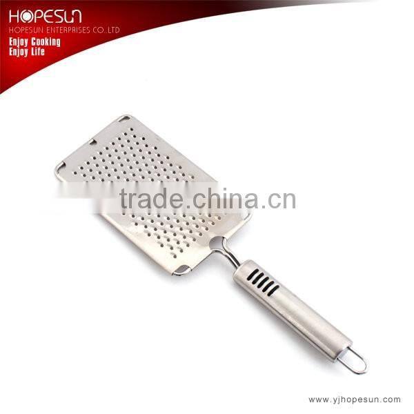 Hot sell durable stainless steel kitchen microplane grater with plastic handle