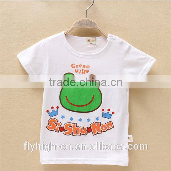 round neck kids t shirt custom cotton t shirt children