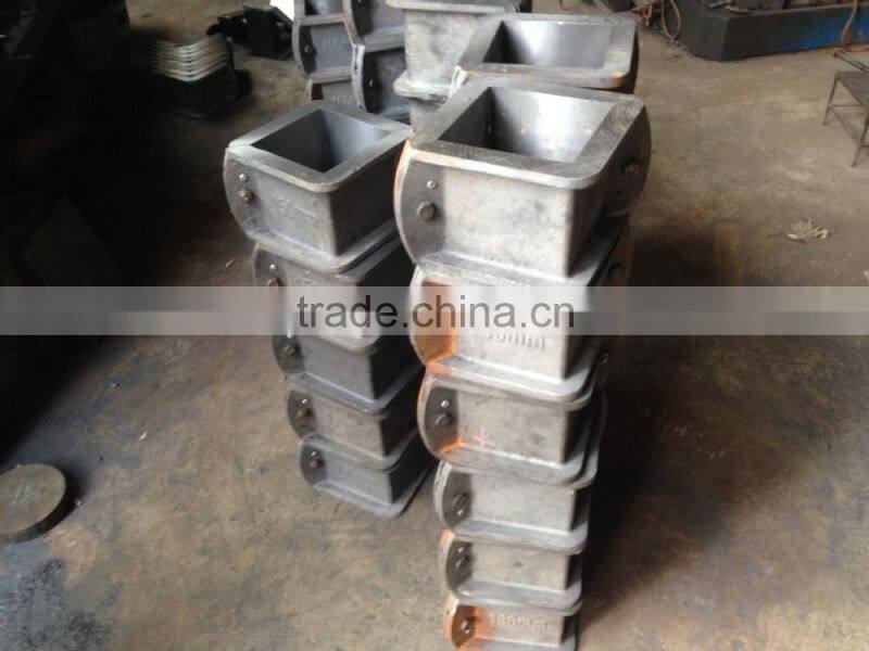 100*100*100 mm Cast Iron Concrete Cube Test Mould (Two Parts)