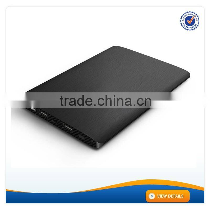 AWC910 Best Quality Beech and Walnut Wood+Aluminium portable charger power bank 10400mah power bank