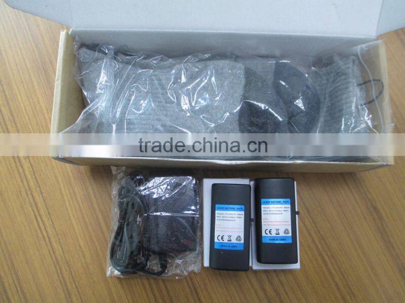 High quality winter thick double knitting thermal heat socks