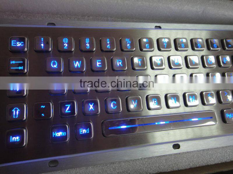 High quality telecommunication equipment metal keyboard