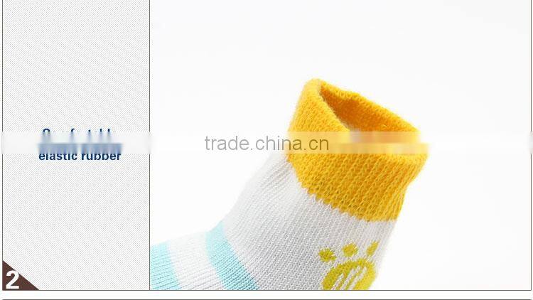 comfortable cute pure cotton stripe socks for baby and children