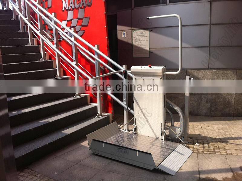 lifts for disabled/curverd wheelchair lift/disabled lift