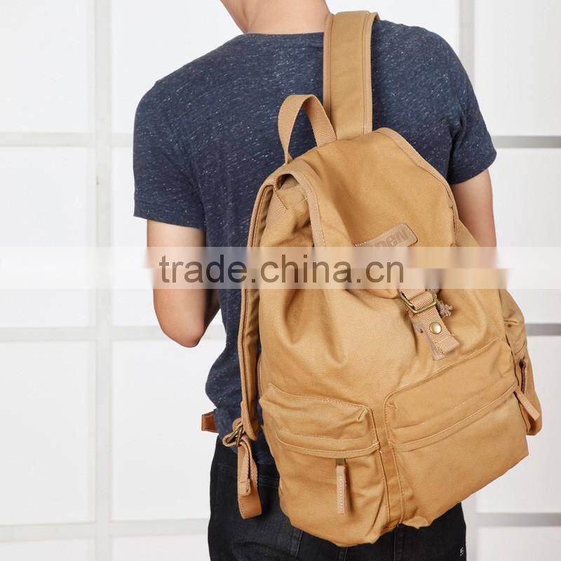 High Quality Vintage Canvas Camera Bag Backpack Travel Rucksack