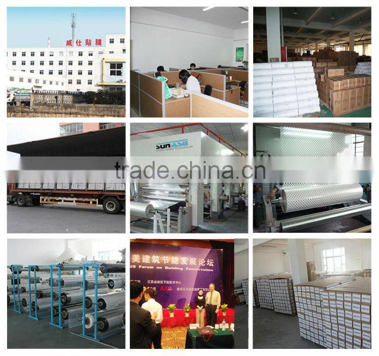 glass decoration embossed polyethylene film