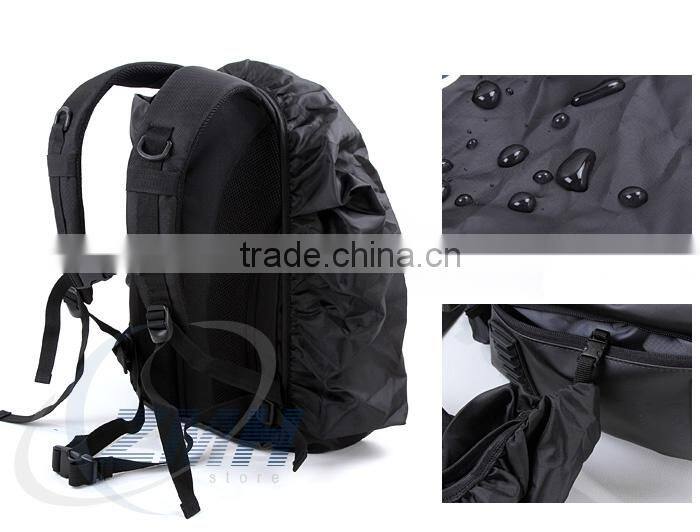 Fashion Digital Backpack Camera Bag for Canon EOS DSLR SLR Camera with Waterproof Cover