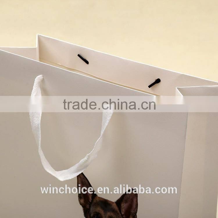 Ivory board paper /art paper bag ,shopping bags,with customized CMYK promotion bag