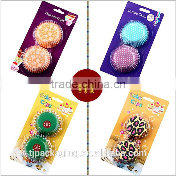 Cupcake cup with PVC holder pack / baking cake cups