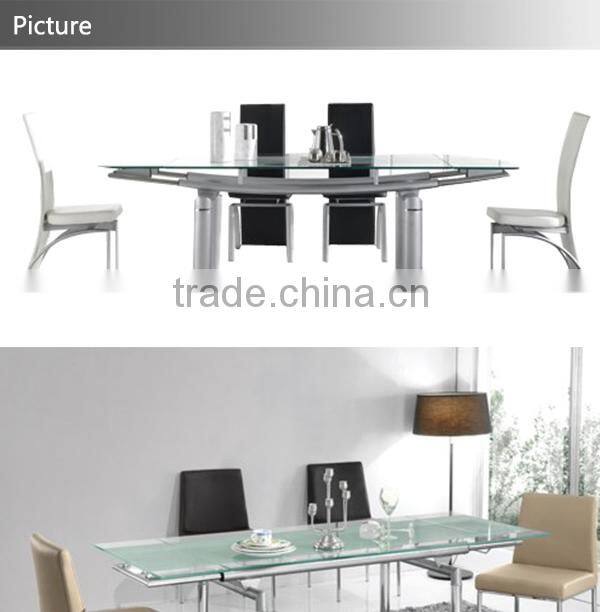 temper glass dining room tables(ST-027)