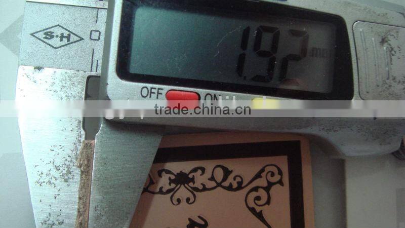 engraved decorate garment brown leather patch