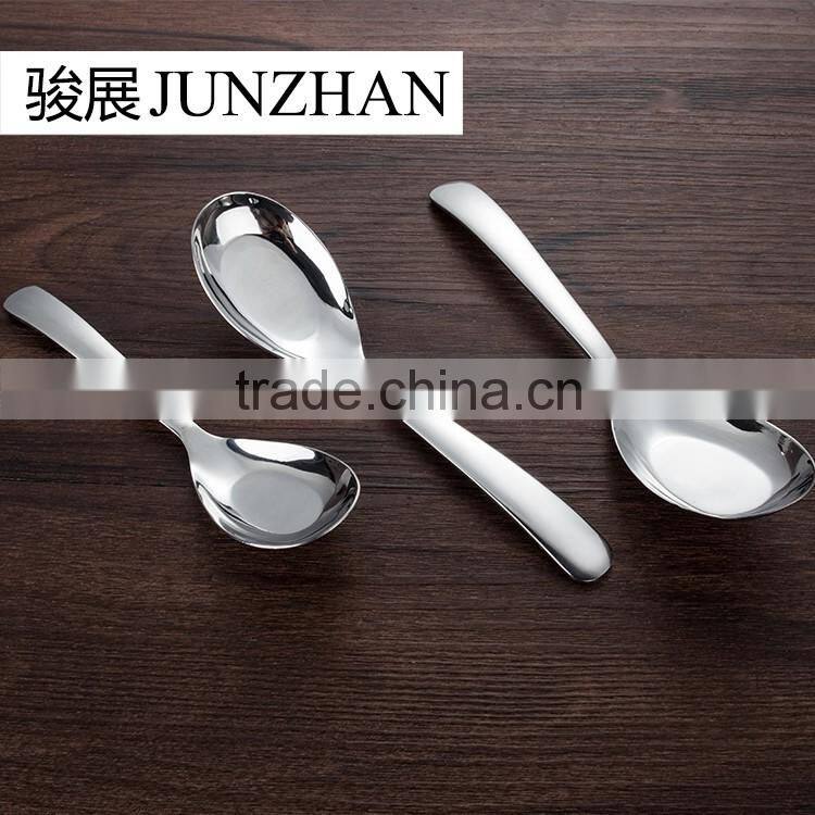 Soup spoon stainless steel 410 of mirror polish and gold color