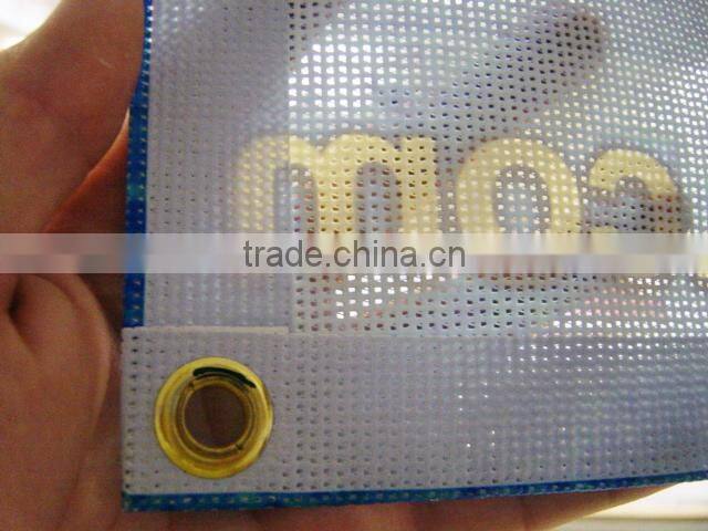 Long Life Weather Resistant waterproof Construction Wraps Mesh Banner