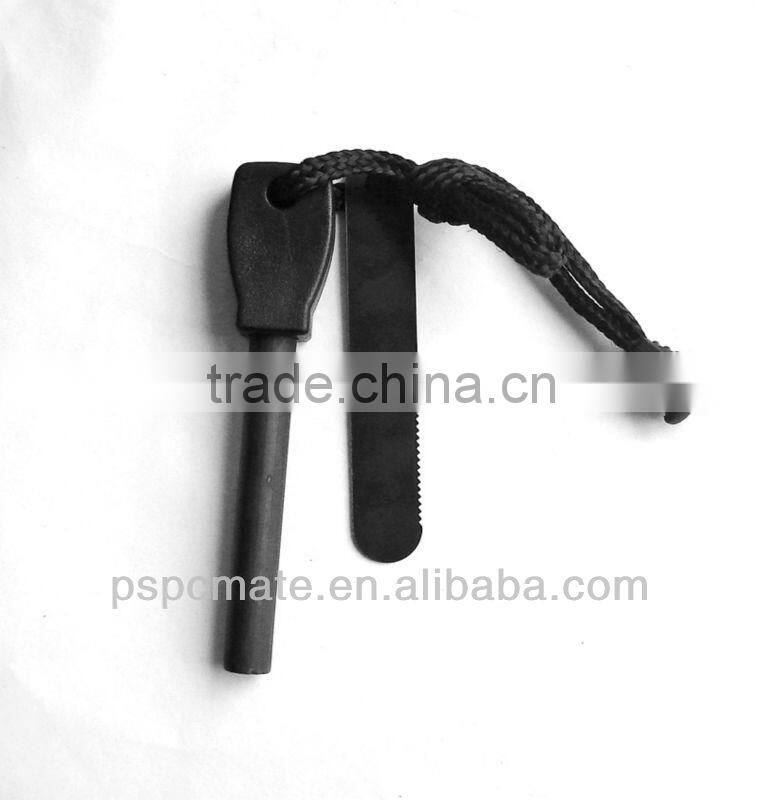 Survival Magnesium Flint Rod Fire Starter with scraper